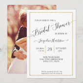 Elegant Script Simple Gold Minimal Vrijgezellenfee Kaart (Voorkant / Achterkant)