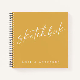 Elegant Script Sketchbook - Gepersonaliseerde naam Notitieboek