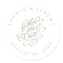 Elegant Script Sla de trouwdatum op