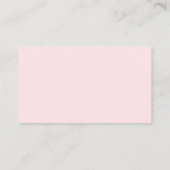 Elegant Script & Stripes Baby shower Luier Raffle Informatiekaartje (Achterkant)