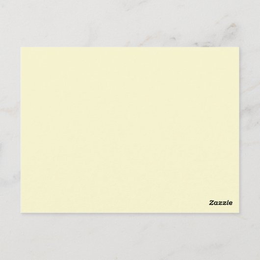 Elegant Script Table Number Briefkaart (Achterkant)