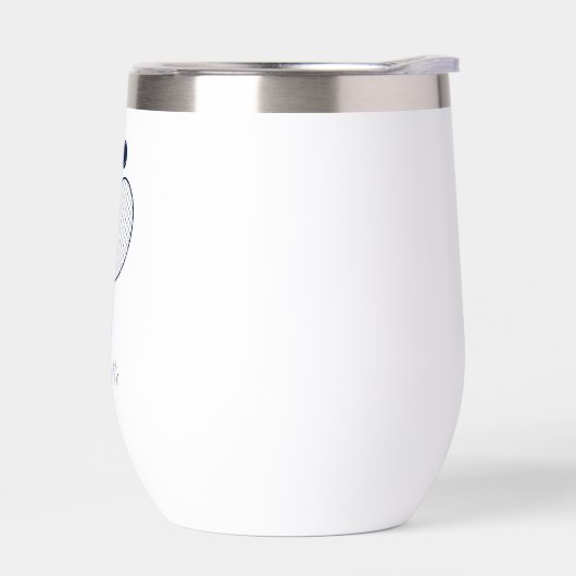 Elegant Script Tennisser Monogram Gepersonaliseerd (Links)