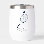 Elegant Script Tennisser Monogram Gepersonaliseerd (Voorkant)