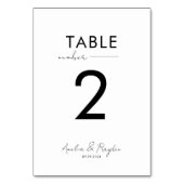 Elegant Script Typografie Bruiloft Kaart (Achterkant)