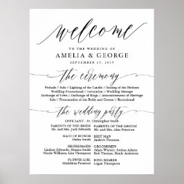 Elegant Script Typografie Poster