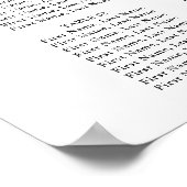 Elegant Script Typografie Poster (Hoek)