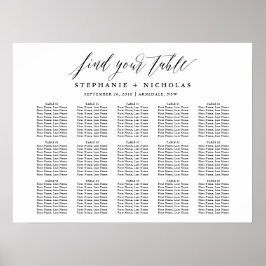 Elegant Script Typografie Poster