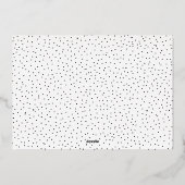 Elegant Script Typography Hope Love Hugs Photo Folie Feestdagenkaart (Achterkant)