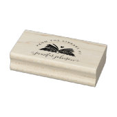 Elegant script uit het bibliotheekboek rubberstempel (Stempel)