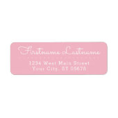 Elegant script voor aangepaste stijlvolle typograf etiket (Voorkant)