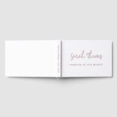 Elegant script voor altijd in ons hart begrafenis  gastenboek (Volledig)