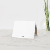 Elegant script voor altijd in ons hart begrafenisf bedankkaart (Achterkant)