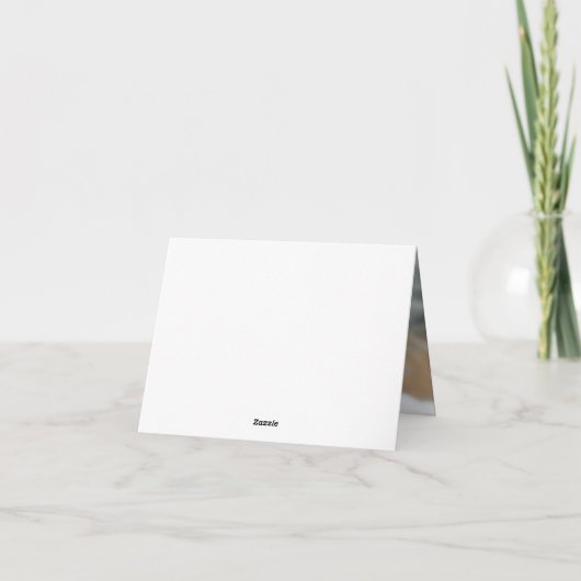 Elegant script voor altijd in ons hart begrafenisf bedankkaart (Achterkant)