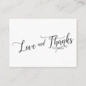 Elegant script voor cadeaus voor bruiloft informatiekaartje (Achterkant)