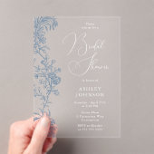  Elegant Script Vrijgezellenfeest Acryl Uitnodigingen (Insitu (Draagbaar))