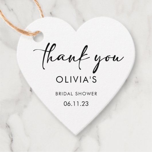 Elegant script | Vrijgezellenfeest - Hartelijk dan Bedankjes Labels (Voorkant)