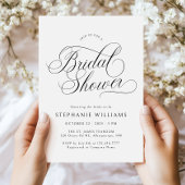 Elegant Script-Vrijgezellenfeest Kaart