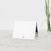 Elegant Script Waterverf Fire Ice Wedding Foto Bedankkaart (Achterkant)