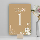 Elegant Script Waterverf Floral Wedding Kaart