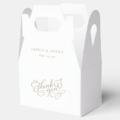 Elegant Script Weddenschap Bedankt Bedankdoosjes (Geopend)