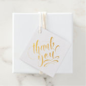 Elegant Script Weddenschap Bedankt Bedankjes Labels (Met doos)