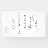 Elegant Script Wedding Backdrop Banner – love  (Horizontaal)