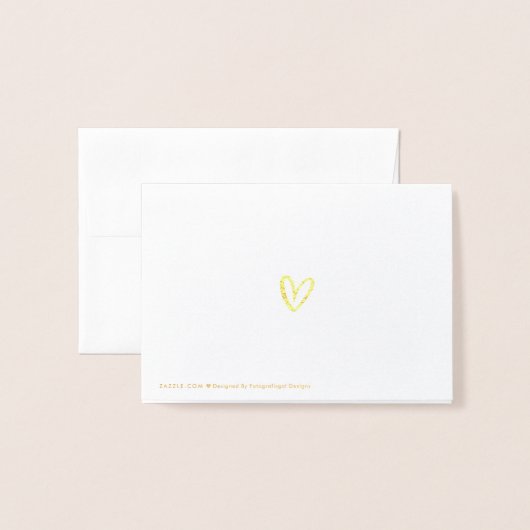 Elegant Script Wedding Details Enclosure Gold Folie Kaarten (Met envelop)