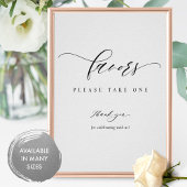 Elegant Script Wedding for Sign Poster