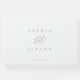 Elegant Script Wedding Gastenboek