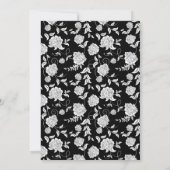 Elegant Script Wedding Invitation Kaart (Achterkant)