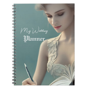 Elegant Script Wedding Journal Notitieboek