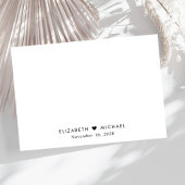 Elegant Script Wedding RSVP Kaartje