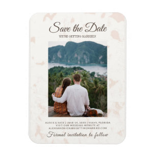 Elegant Script Wedding We worden getrouwd Foto Magneet