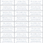 Elegant Script White Navy Wedding Guest Address Sticker<br><div class="desc">Moderne Elegant Script White en Navy Minimalist Wedding Guest Name Address custom personalized Labels Stickers. De gastnaam wordt geschreven in een cursief,  met de hand geschreven lettertypemanuscript van de spoelststaart. Dit heeft 24 stickers.</div>