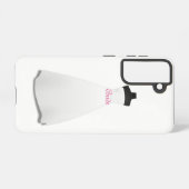 Elegant Script White Wedding Dress Bride  Samsung Galaxy Hoesje (Achterkant horizontaal)