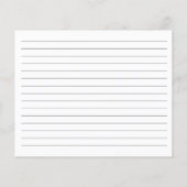 Elegant Script Winter Vrijgezellenfeest Recept Kaa (Achterkant)