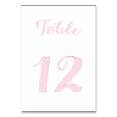 Elegant Script Witte Roze Chic Bruid Huwelijksfees Kaart (Achterkant)