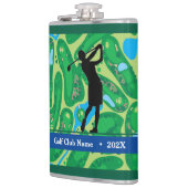 Elegant Script Women's Golf League Flask - Aangepa Heupfles (Links)