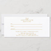 Elegant script | Zakelijk cadeaubon (Achterkant)