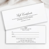 Elegant script | Zakelijk cadeaubon