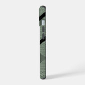 Elegant script zijn bruid bruidegom bruiloft iPhone 15 case (Linkerkant)