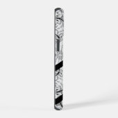 Elegant script zijn bruid bruidegom bruiloft iPhone 15 case (Rechterkant)