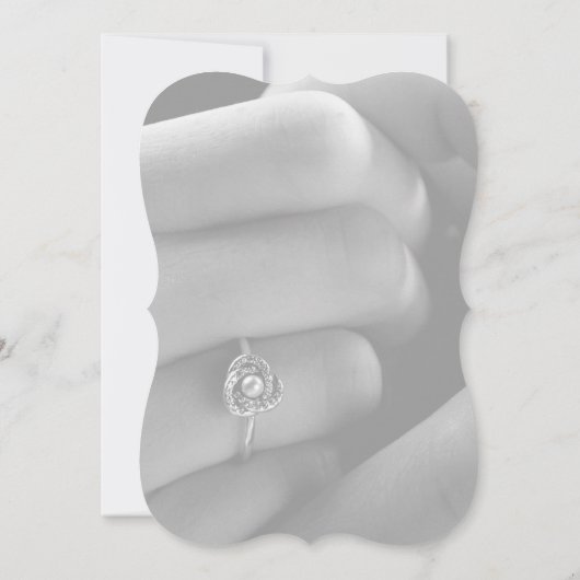 Elegant Script Zwart 2 foto bruiloft Kaart (Achterkant)