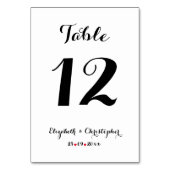 Elegant Script Zwart Wit Trouwen Vrijgezellenfeest Kaart (Voorkant)