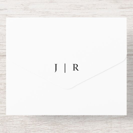 Elegant Script Zwarte Kalligrafie Huwelijk Folie All In One Uitnodiging (Achterzijde)