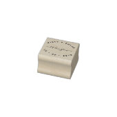 Elegant Scripted Laat Liefde Grow Bruiloft Stamp Rubberstempel (Stempel)