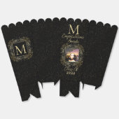 Elegant Scroll + Gold Dots Congratulation Class of Bedankdoosjes (Ongevouwen)