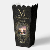 Elegant Scroll + Gold Dots Congratulation Class of Bedankdoosjes (Voorkant)