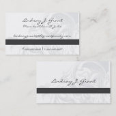 Elegant Scroll Mam Kards Contactkaartje (Voorkant / Achterkant)