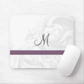 Elegant Scroll Monogram Muismatten (Met muis)